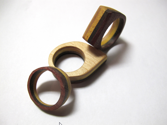 Wooden Finger Rings